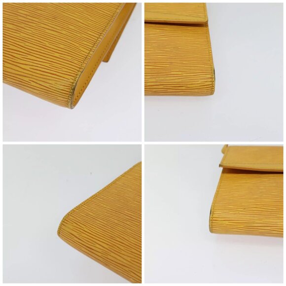 LOUIS VUITTON Epi Arsch Shoulder Bag Yellow M52579 LV Auth - Picture 15 of 16